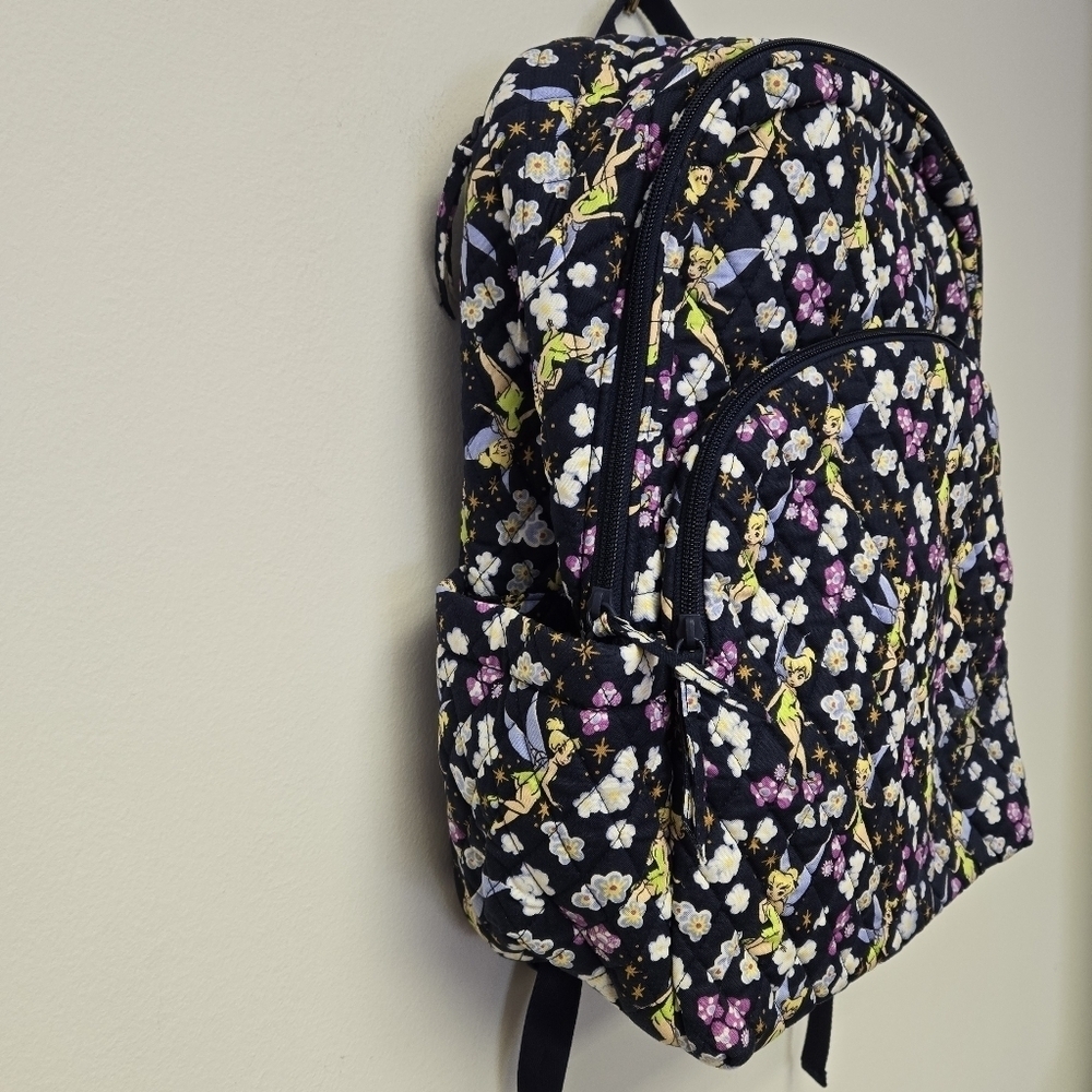 Vera Bradley Disney Tinker Bell's Flight Essential Large Backpack - Picture 3 of 11
